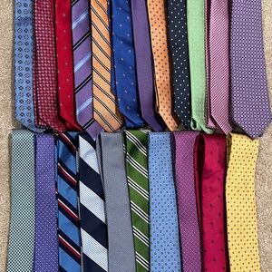 22 Name Brand Ties - Saks 5th Ave, Brooks Bros, Valentino, Charles Tyrwhitt +